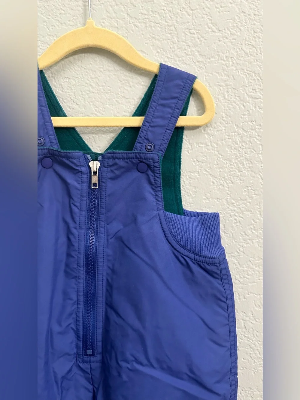 Vintage 1997 Patagonia Baby Snow Bib Overalls USA 18M Purple